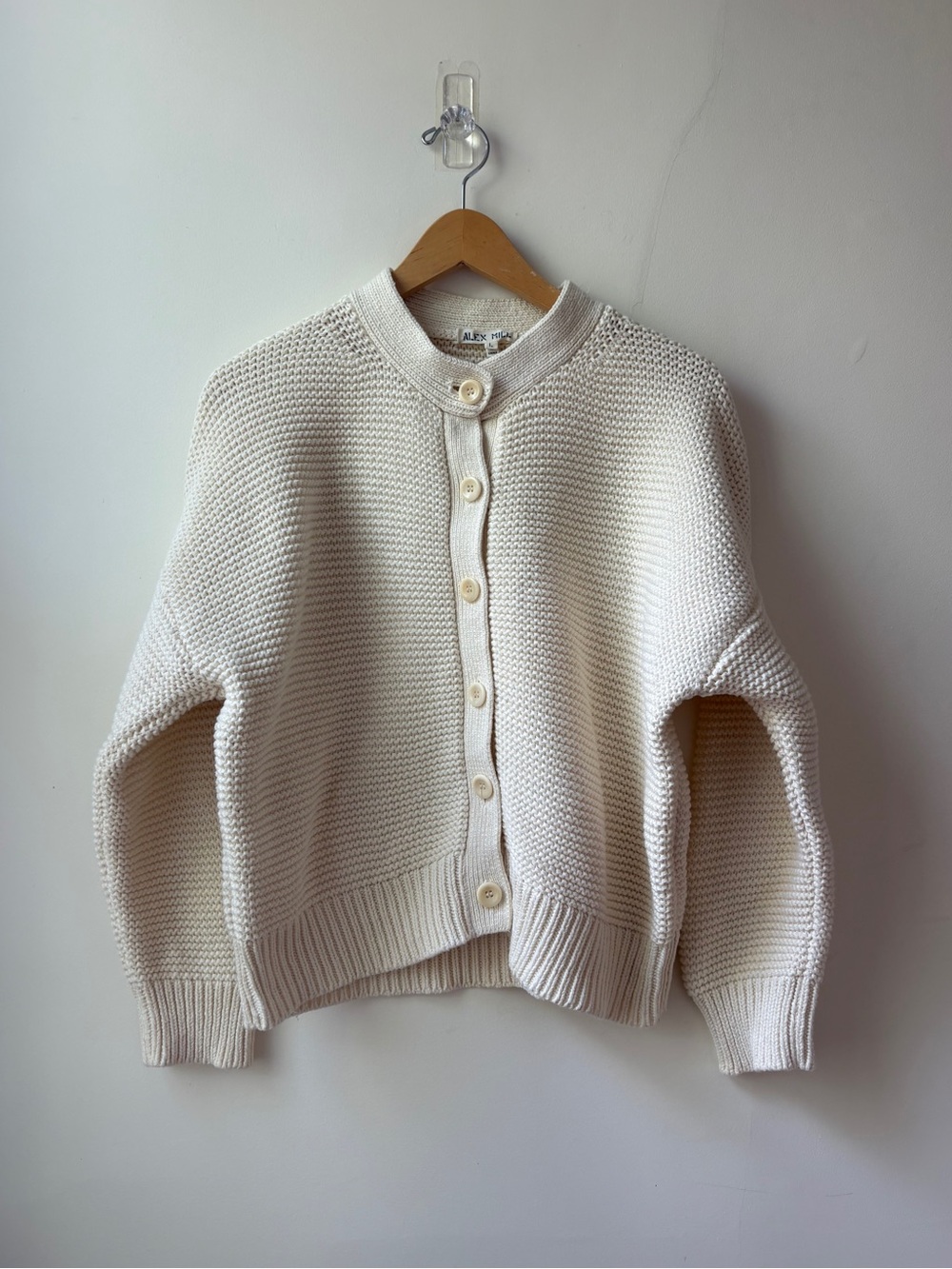 Alex Mill Nico Cotton Knit Cardigan - Picture 12 of 13